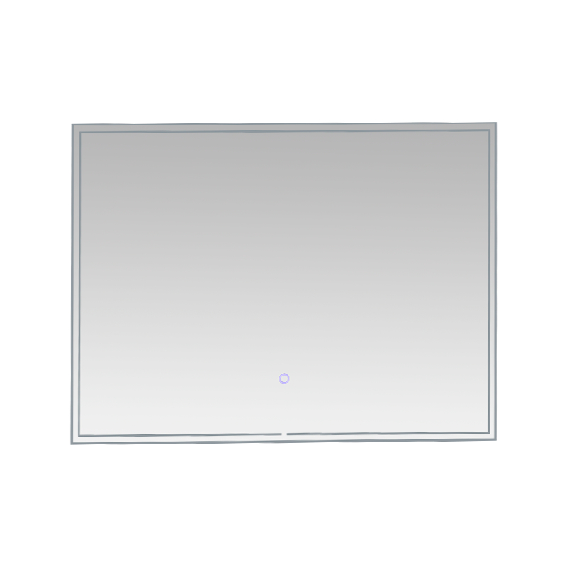 Alumiinirunkoinen LED Smart Dimming huurtumista poistava taustavalaistu kylpyhuonepeili