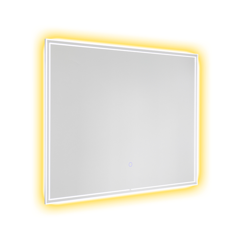 Alumiinirunkoinen LED Smart Dimming huurtumista poistava taustavalaistu kylpyhuonepeili